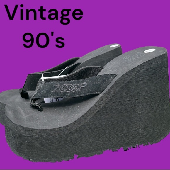 Vintage 90's🌸 ZOOP Platforms - Picture 3 of 14